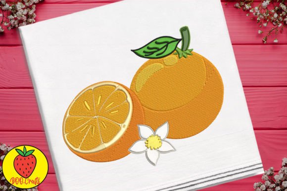 Cute Orange and Flower