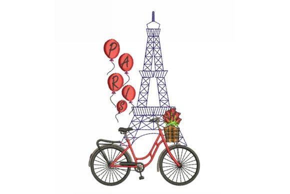 Eiffel Tower and Bike