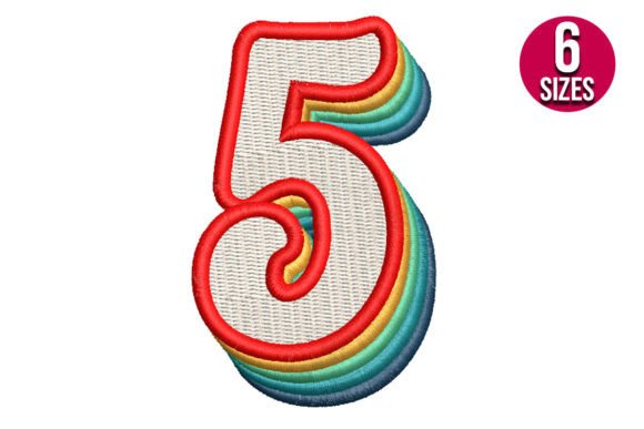Retro Number Five