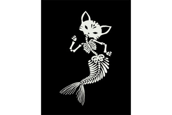 Skeleton of a Mermaid Cat