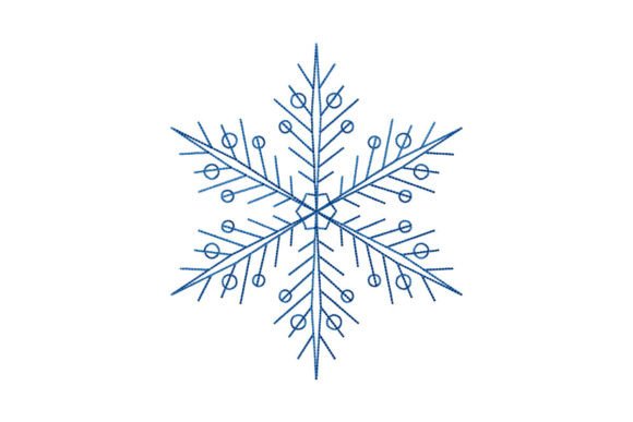 Snowflake with Circles